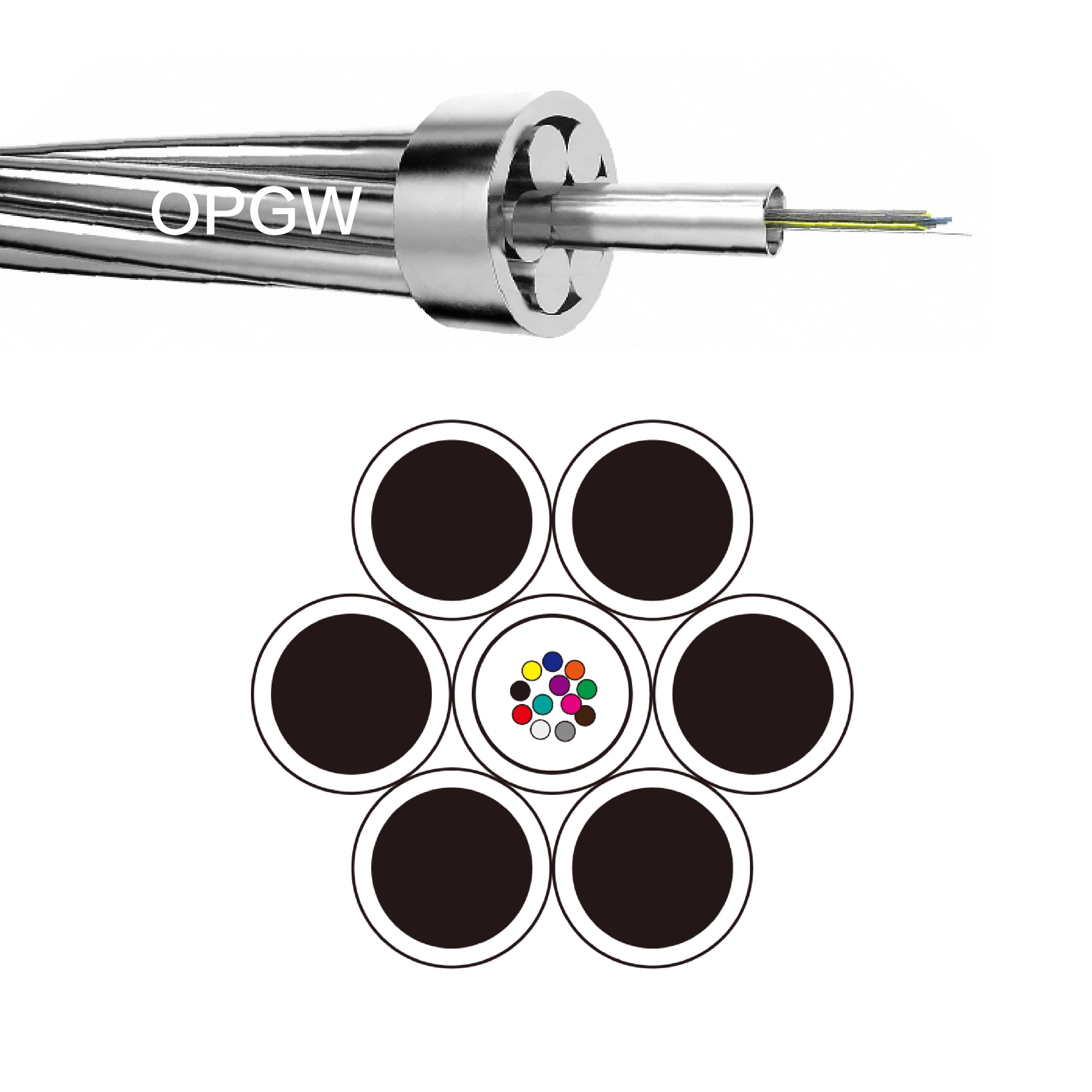 Central SS Tube OPGW Fiber Optic Cable