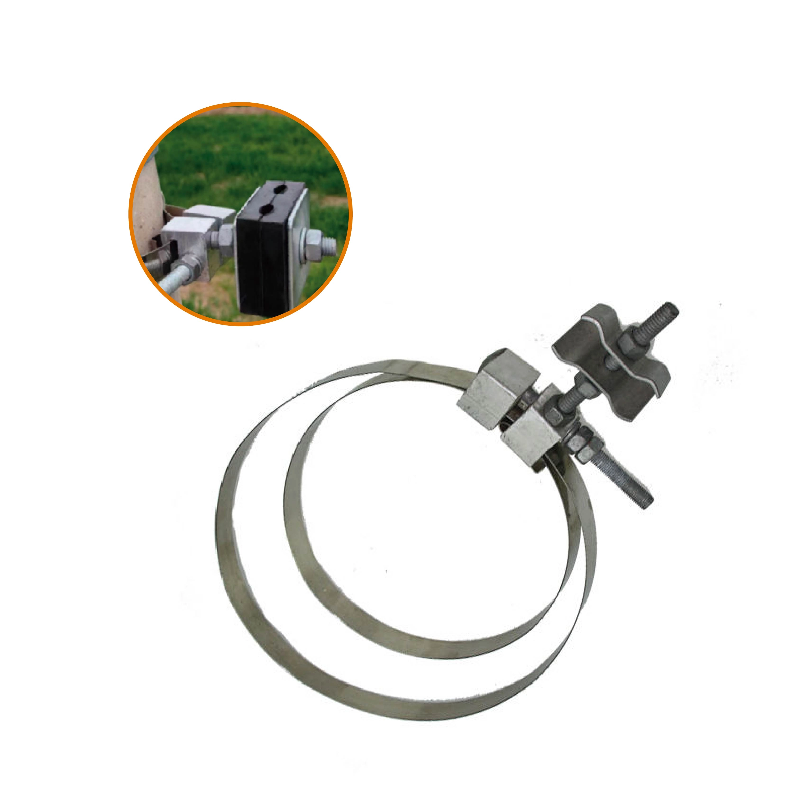 DL-A OPGW Downlead Clamp with Steel Strap