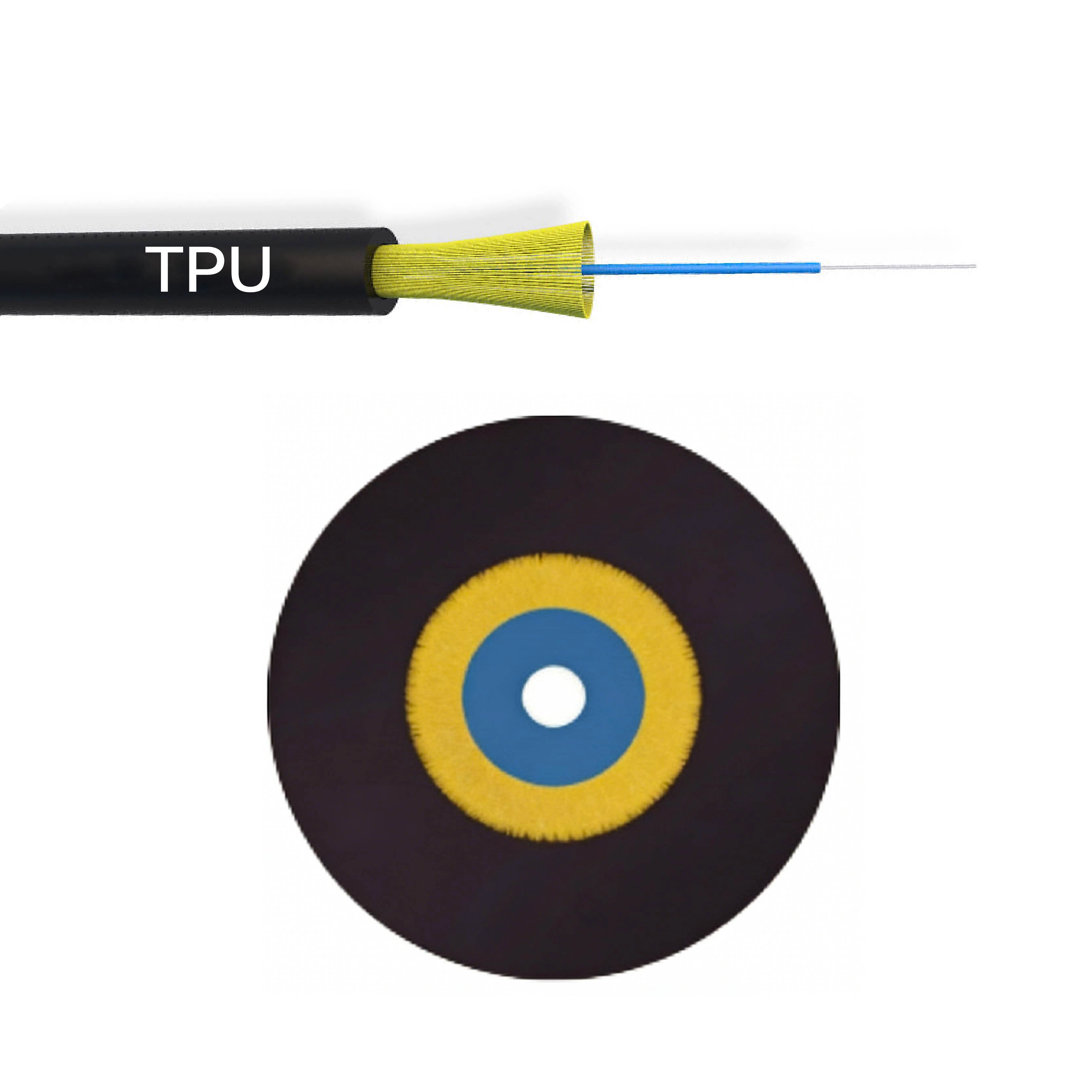 TPU 3.0 Single Jacket Round Fiber Optic Cable