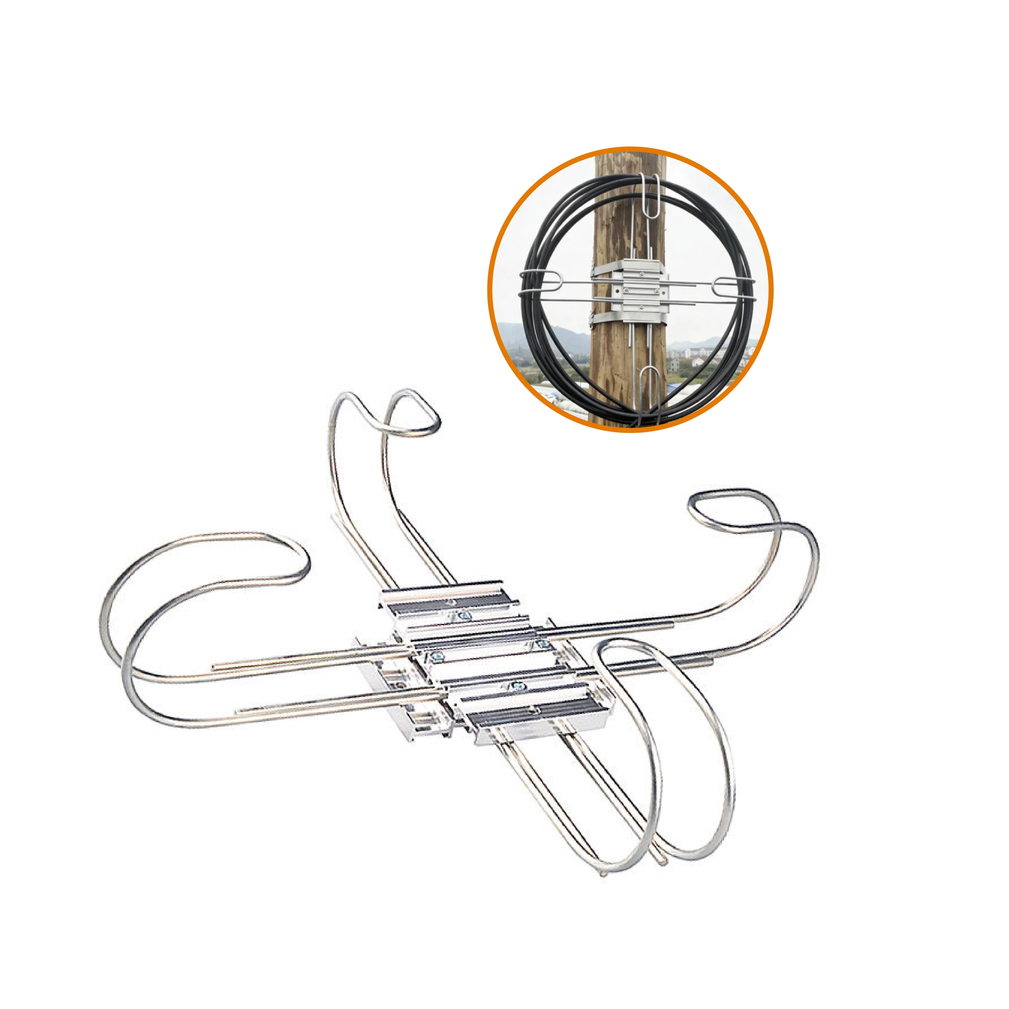 CS-S Stainless Steel Slack Storage Bracket