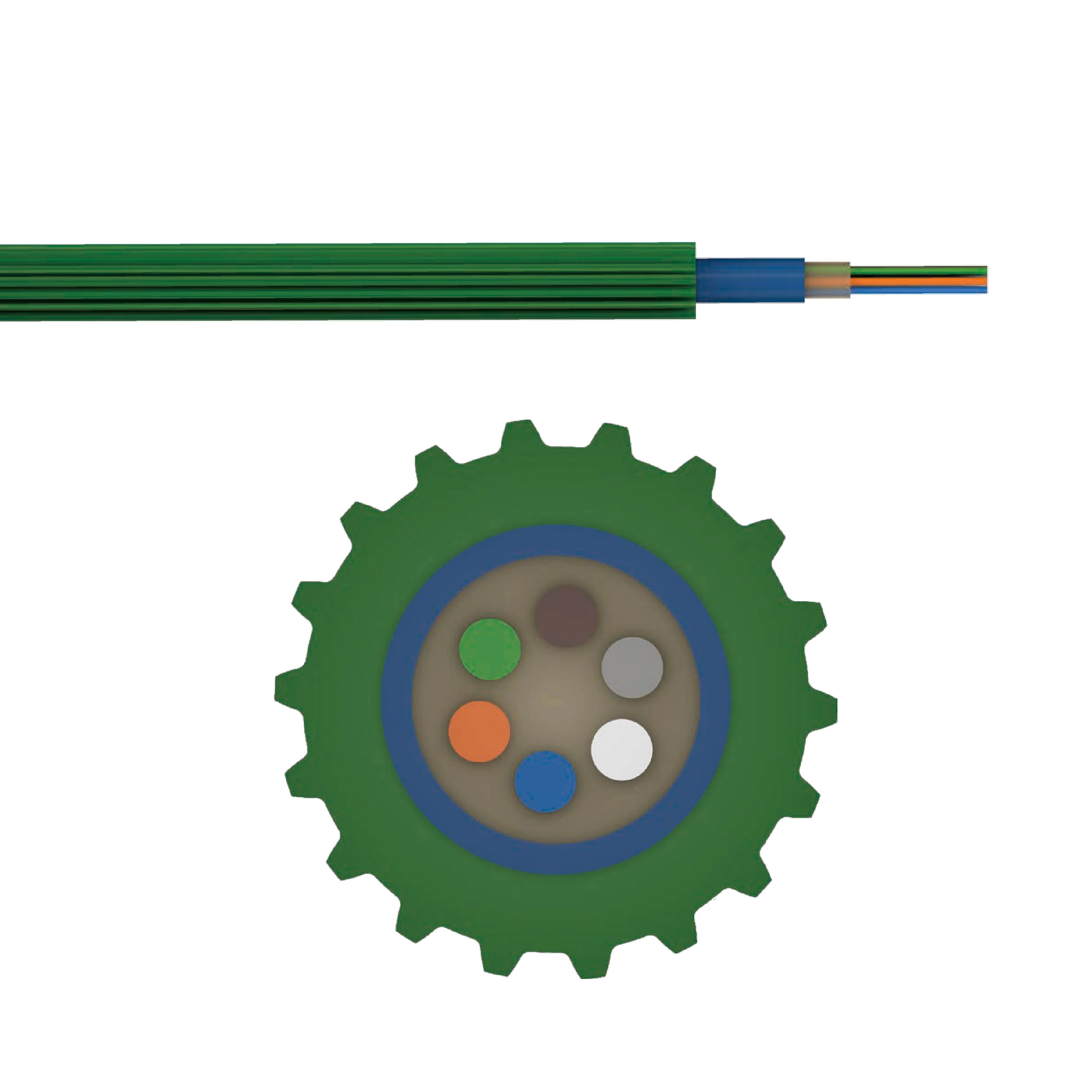 Air Blown Fiber Optic Cable