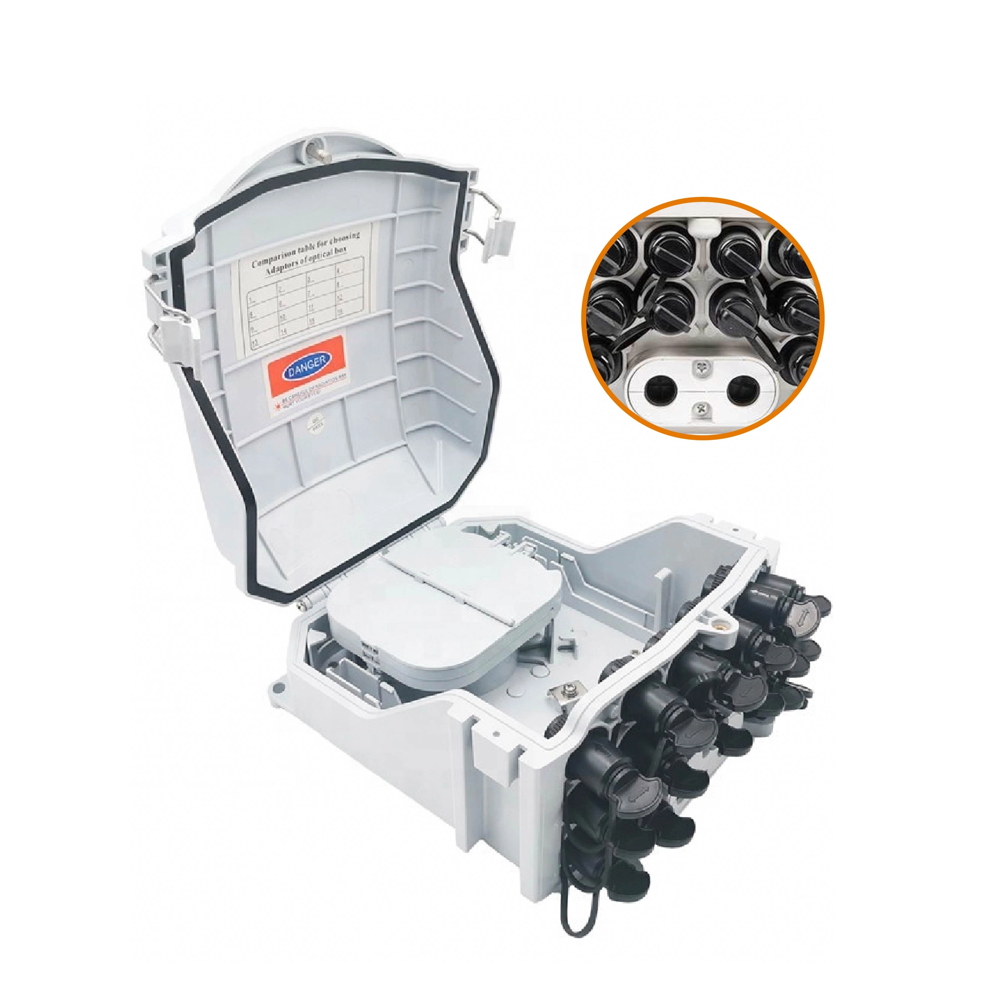 TLM-PRE02-16F Fiber Optic Pre-connectorized Box