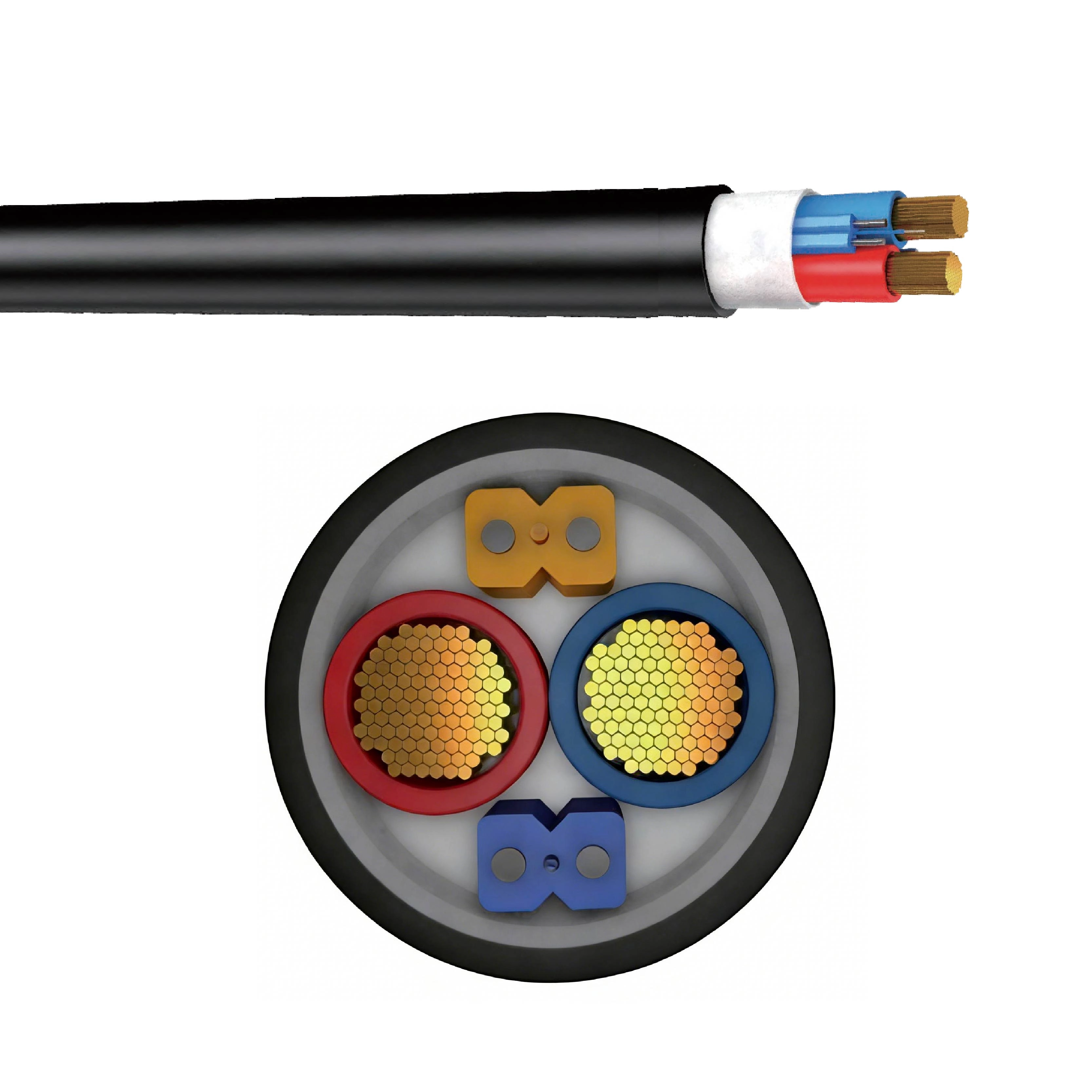 Hybrid Fiber Optic Cable