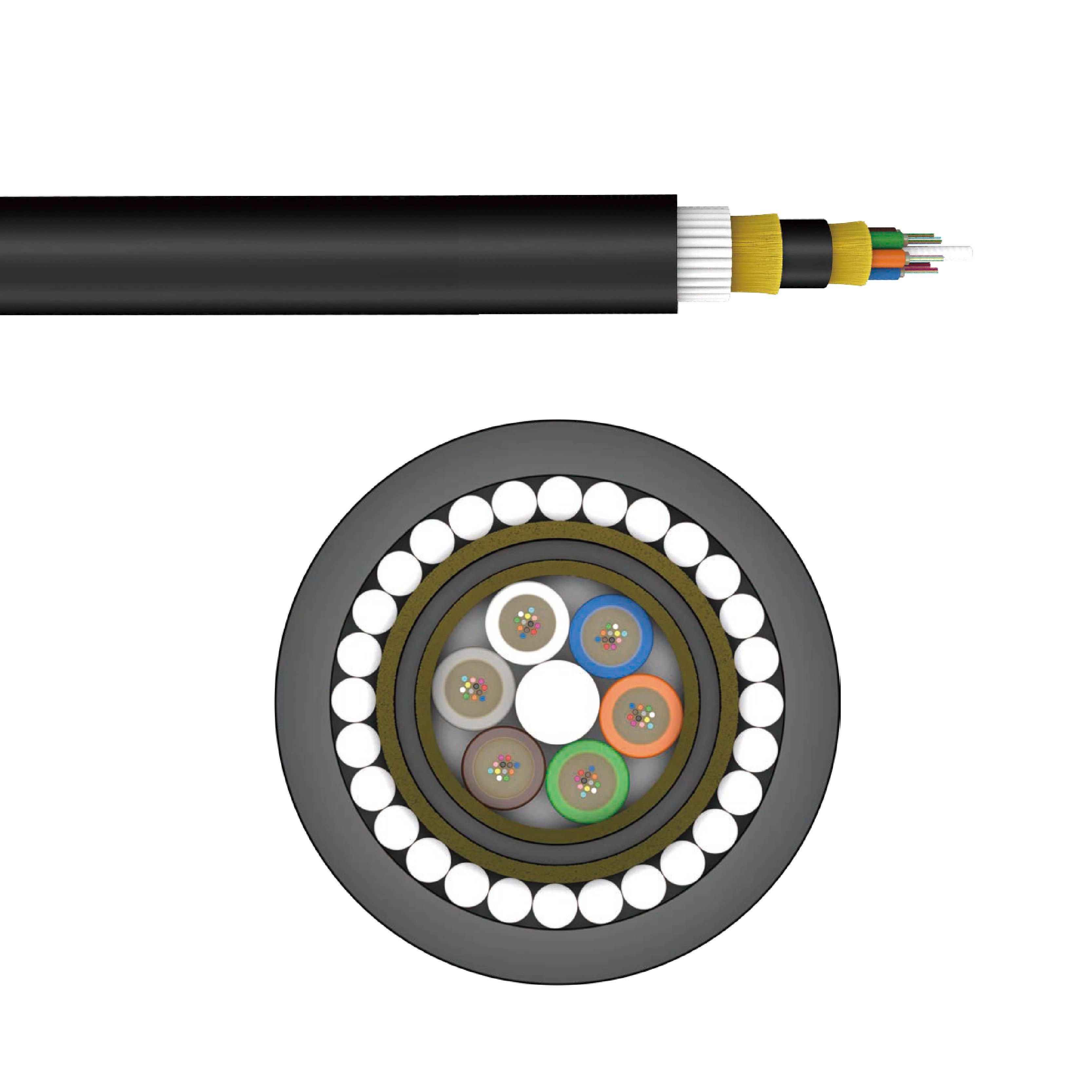 Round FRP Anti Rodent Fiber Optic Cable