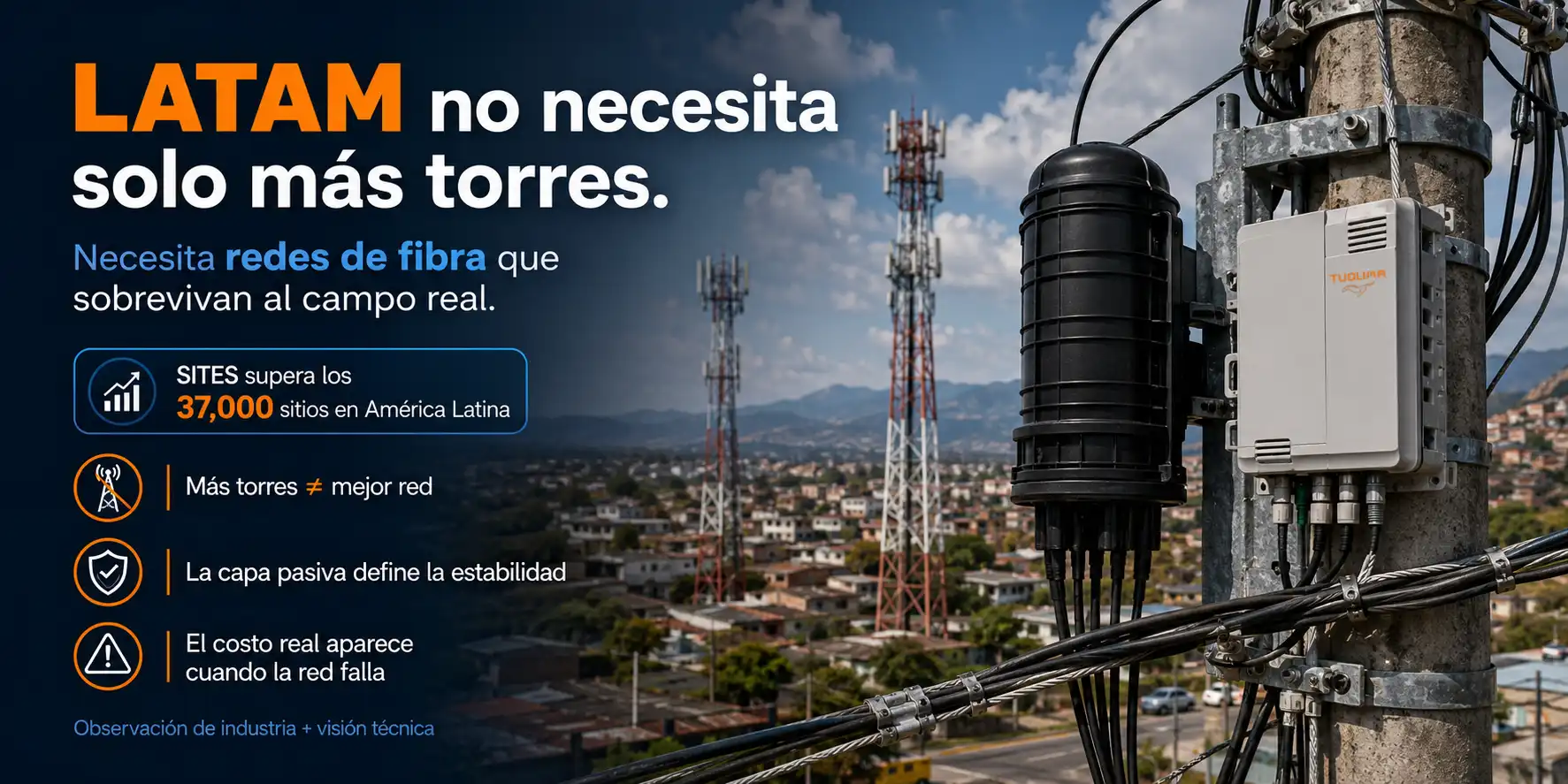 Latin America’s Tower Expansion Is Reshaping Fiber Network Deployment - Tuolima Group | Fiber Optic Manufacturer & Solution Provider Latin America’s Tower Expansion Is Reshaping Fiber Network Deployment 1